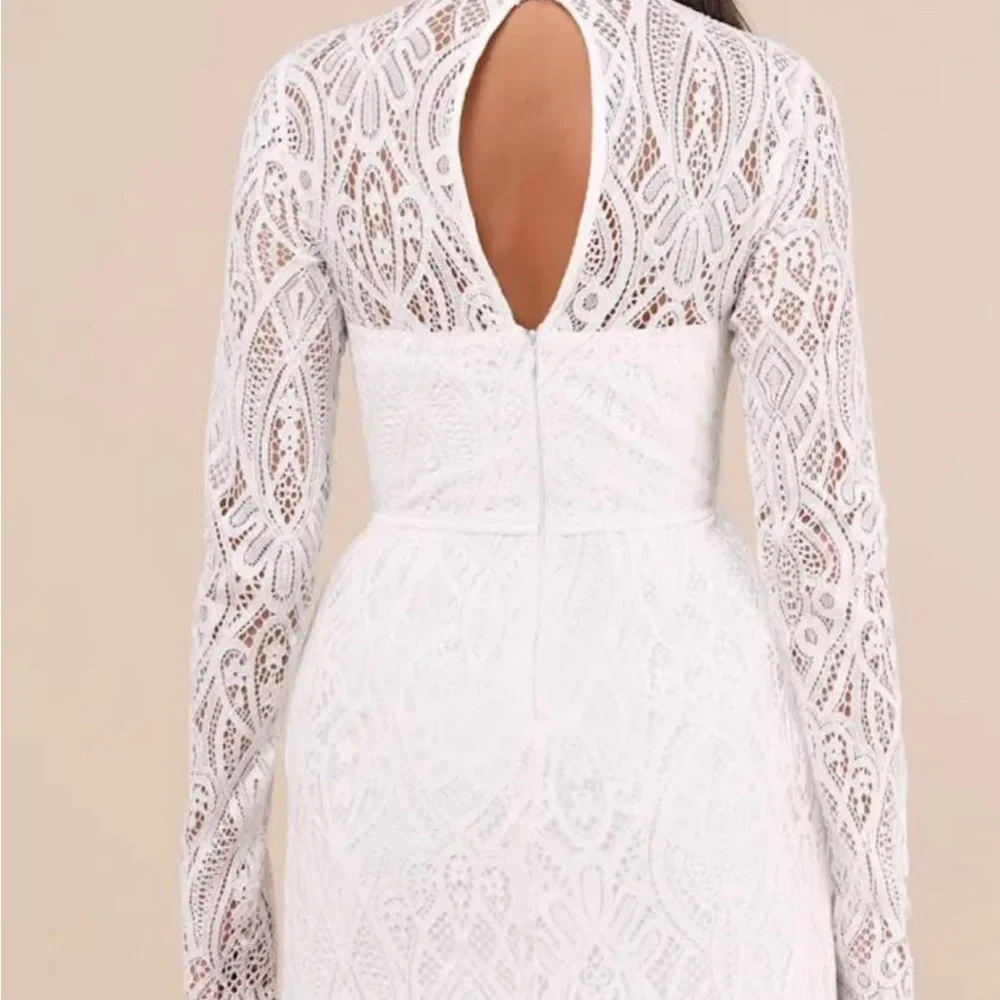 Lulus White Mini Dress - Picture 3 of 5
